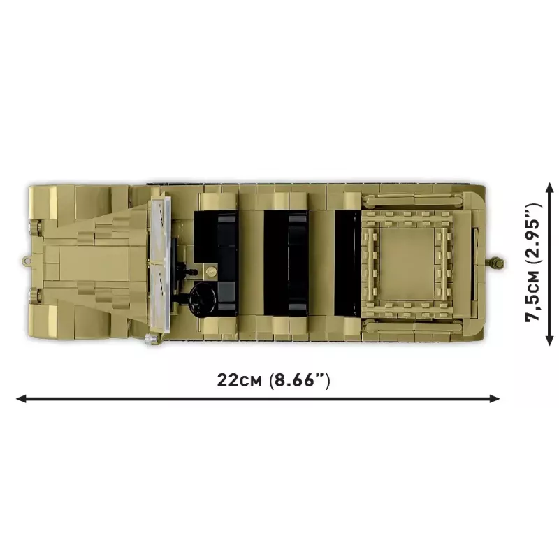 Cobi Blocks Sd.Kfz.8 Towing 8.8 cm Flak 36 building set, 975 pieces