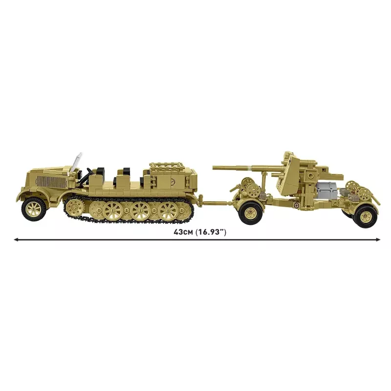 Cobi Blocks Sd.Kfz.8 Towing 8.8 cm Flak 36 building set, 975 pieces
