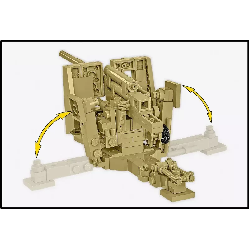 Cobi Blocks Sd.Kfz.8 Towing 8.8 cm Flak 36 building set, 975 pieces