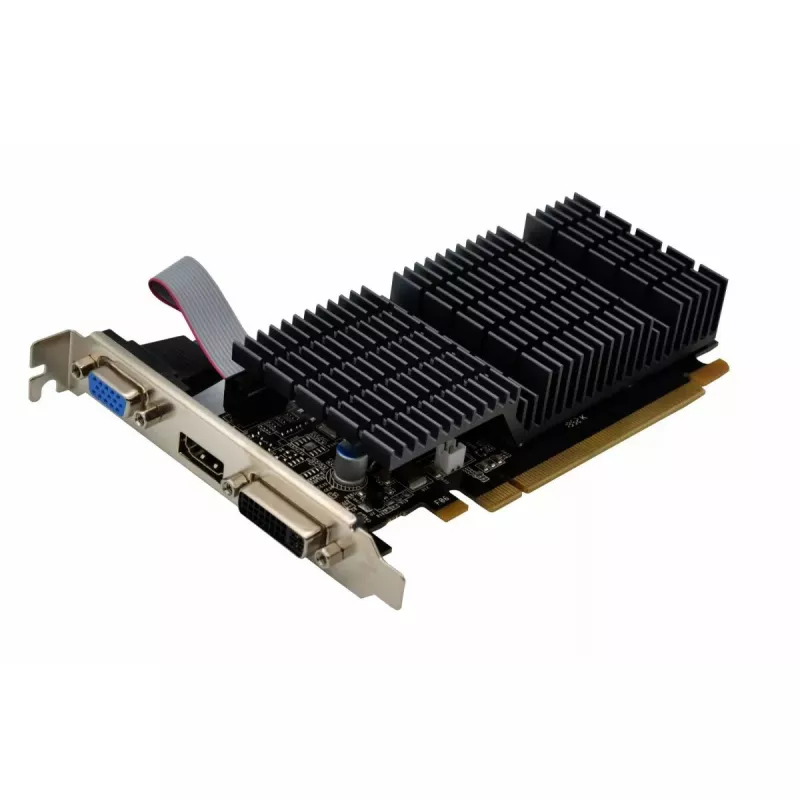 Graphics Card AFOX Radeon HD 6450 2GB DDR3 64-bit DVI HDMI VGA Low Profile Passive AF6450-2048D3L9-V2