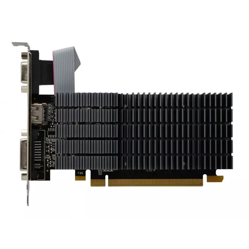 Graphics Card AFOX Radeon HD 6450 2GB DDR3 64-bit DVI HDMI VGA Low Profile Passive AF6450-2048D3L9-V2