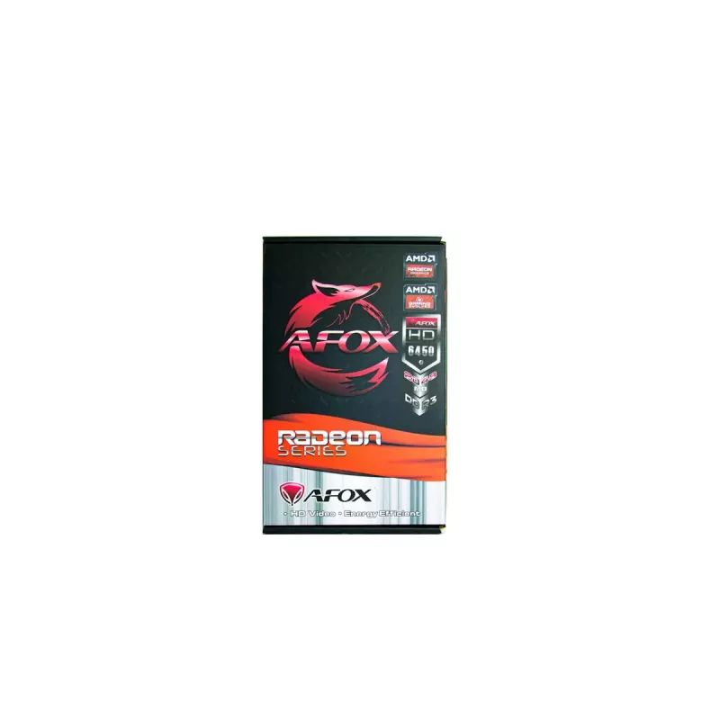 Graphics Card AFOX Radeon HD 6450 2GB DDR3 64-bit DVI HDMI VGA Low Profile Passive AF6450-2048D3L9-V2