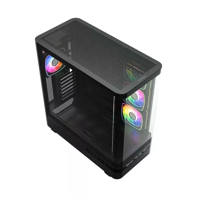 Computer case MODECOM VOLCANO AQ200 ARGB MIDI black