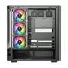Computer case MODECOM VOLCANO AQ200 ARGB MIDI black