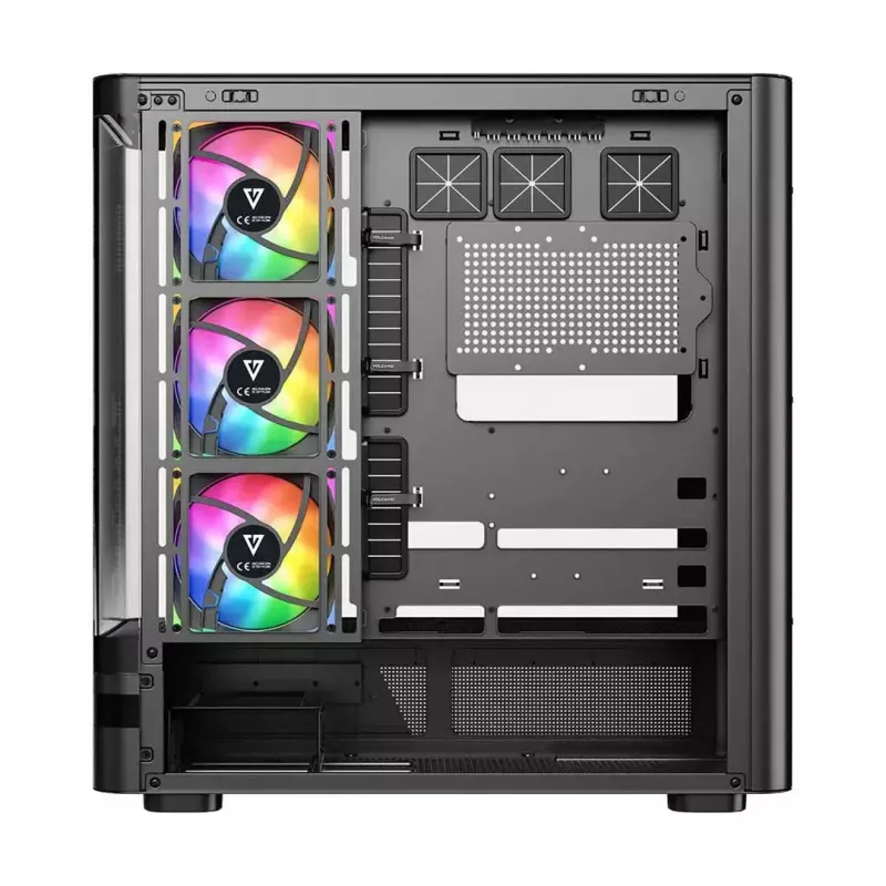 Computer case MODECOM VOLCANO AQ200 ARGB MIDI black
