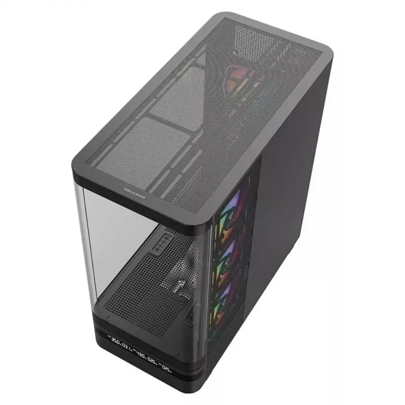 Computer case MODECOM VOLCANO AQ200 ARGB MIDI black