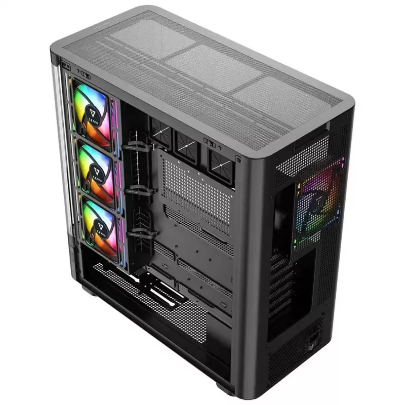 Computer case MODECOM VOLCANO AQ200 ARGB MIDI black