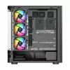 Computer case MODECOM VOLCANO AQ200 ARGB MIDI black
