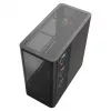 Computer Case MODECOM VOLCANO AQ400 ARGB MIDI Black — MODECOM MC-A-AQ400-4FA-B