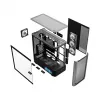 Computer Case MODECOM VOLCANO AQ400 ARGB MIDI Black — MODECOM MC-A-AQ400-4FA-B