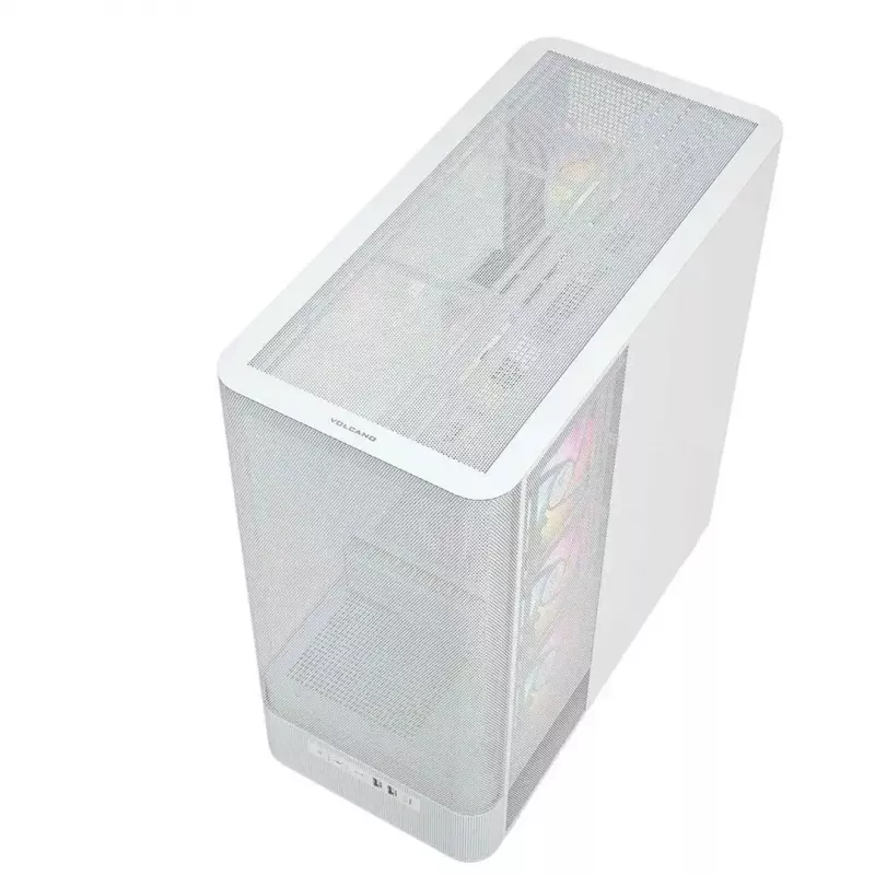 MODECOM VOLCANO AQ400 ARGB MIDI tower computer case, white