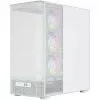 MODECOM VOLCANO AQ400 ARGB MIDI tower computer case, white