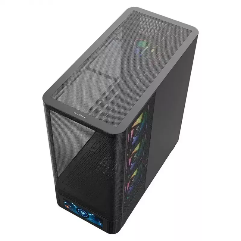 Computer case MODECOM VOLCANO AQ500 ARGB MIDI black