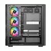 Computer case MODECOM VOLCANO AQ500 ARGB MIDI black