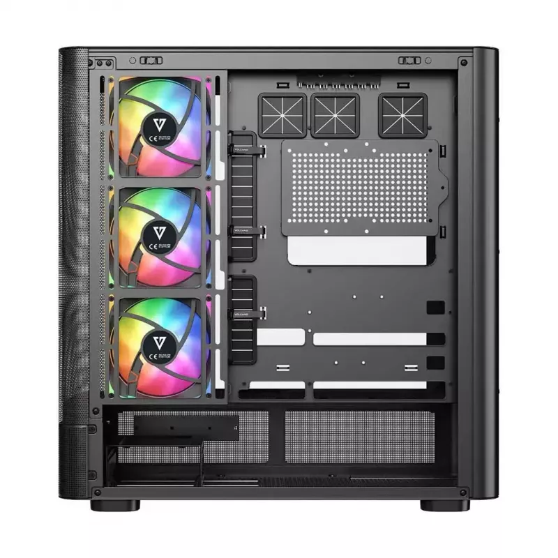 Computer case MODECOM VOLCANO AQ500 ARGB MIDI black