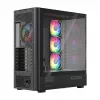 Computer case MODECOM VOLCANO AQ500 ARGB MIDI black