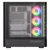 Computer case MODECOM VOLCANO AQ500 ARGB MIDI black