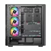 Computer case MODECOM VOLCANO AQ500 ARGB MIDI black