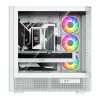 Computer case MODECOM VOLCANO AQ500 ARGB MIDI white