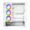 Computer case MODECOM VOLCANO AQ500 ARGB MIDI white