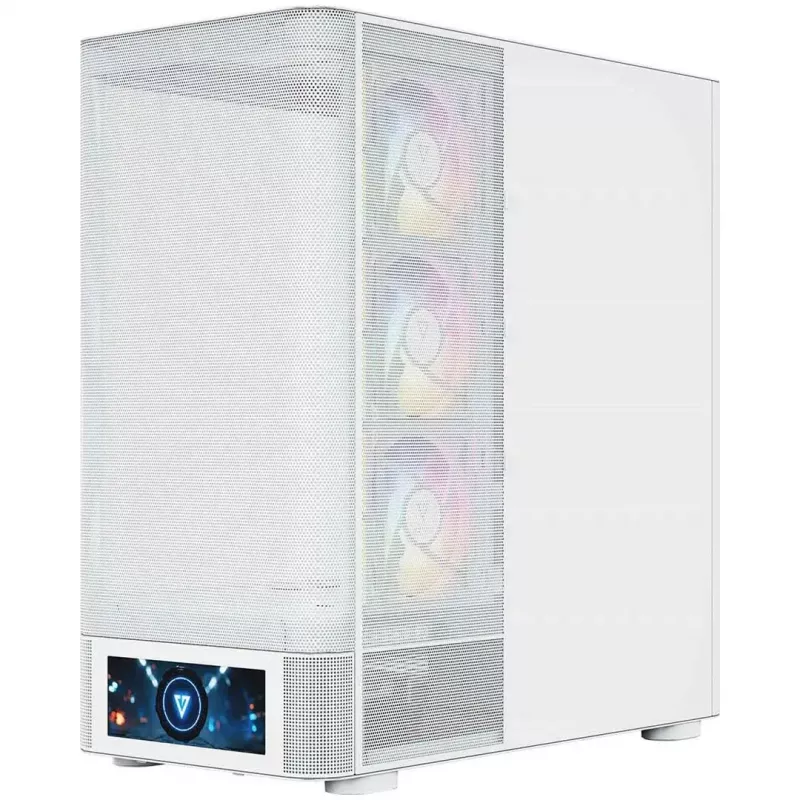 Computer case MODECOM VOLCANO AQ500 ARGB MIDI white