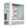 Computer case MODECOM VOLCANO AQ500 ARGB MIDI white