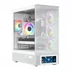 Computer case MODECOM VOLCANO AQ500 ARGB MIDI white
