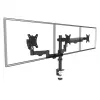 Monitor mount MACLEAN MC-137 — gas spring, for 3 monitors 17 inch–27 inch, 2–8 kg each, black