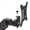 Monitor mount MACLEAN MC-137 — gas spring, for 3 monitors 17 inch–27 inch, 2–8 kg each, black