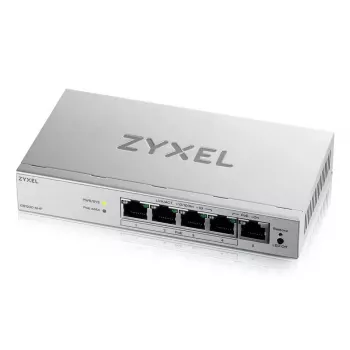 Managed L2 Gigabit PoE Desktop Switch Zyxel GS1200-5HPV3 — 5x Gigabit (10/100/1000), PoE, DC-in, 10 Gbps switching capacity