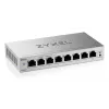 Managed L2 Gigabit Ethernet Switch Zyxel GS1200-8V3 — 8x RJ-45 10/100/1000, 16 Gbit/s, MAC 4000, desktop, grey