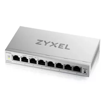 Managed L2 Gigabit Ethernet Switch Zyxel GS1200-8V3 — 8x RJ-45 10/100/1000, 16 Gbit/s, MAC 4000, desktop, grey
