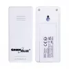 Wireless weather station GreenBlue GB169 — indoor/outdoor temperature & humidity, clock, alarm, range up to 60 m, °C/°F selectable