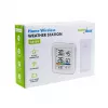 Wireless weather station GreenBlue GB169 — indoor/outdoor temperature & humidity, clock, alarm, range up to 60 m, °C/°F selectable