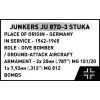 Cobi Blocks Junkers JU 87D-3 Stuka building set 556 pieces
