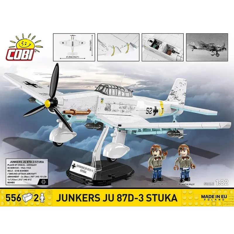 Cobi Blocks Junkers JU 87D-3 Stuka building set 556 pieces
