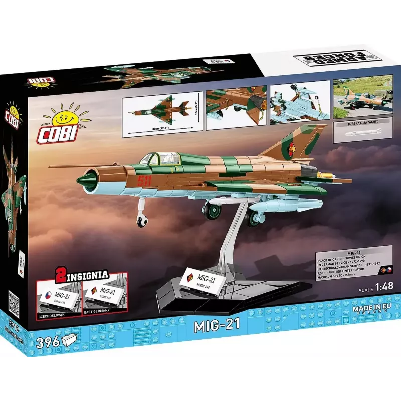 Cobi Mig-21 model kit 396 pieces – Cobi Blocks construction set
