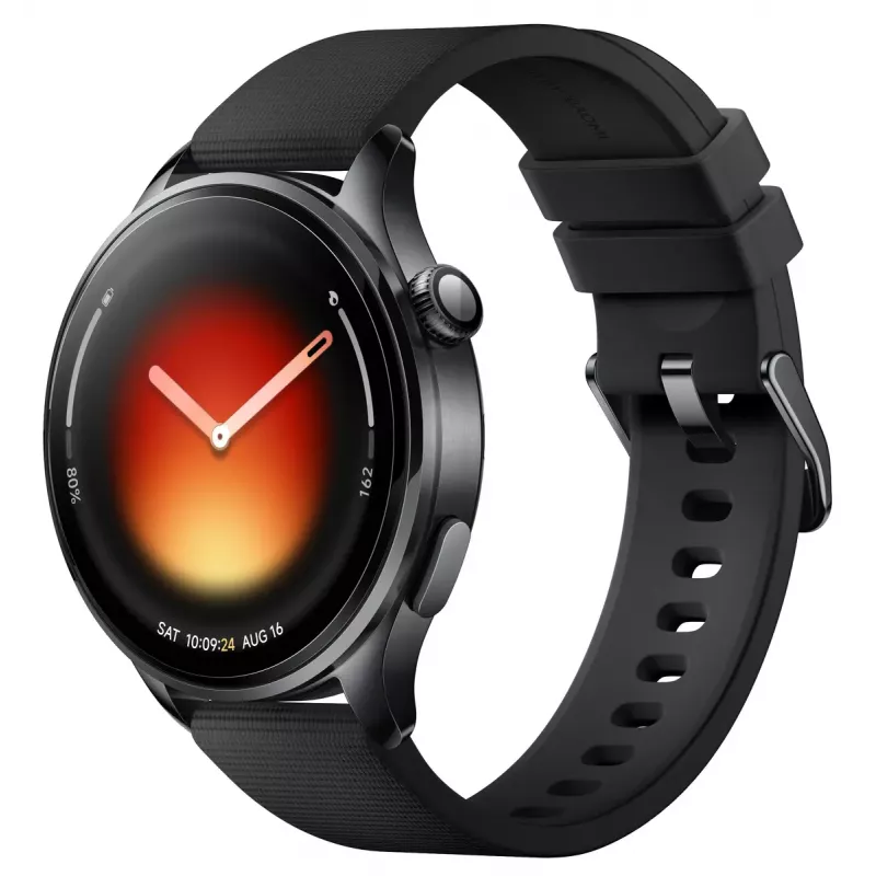 Smart watch Xiaomi Watch 5 — AMOLED 1.54 inch 480x480, Bluetooth 5.4, Waterproof, Heart rate monitor, Black
