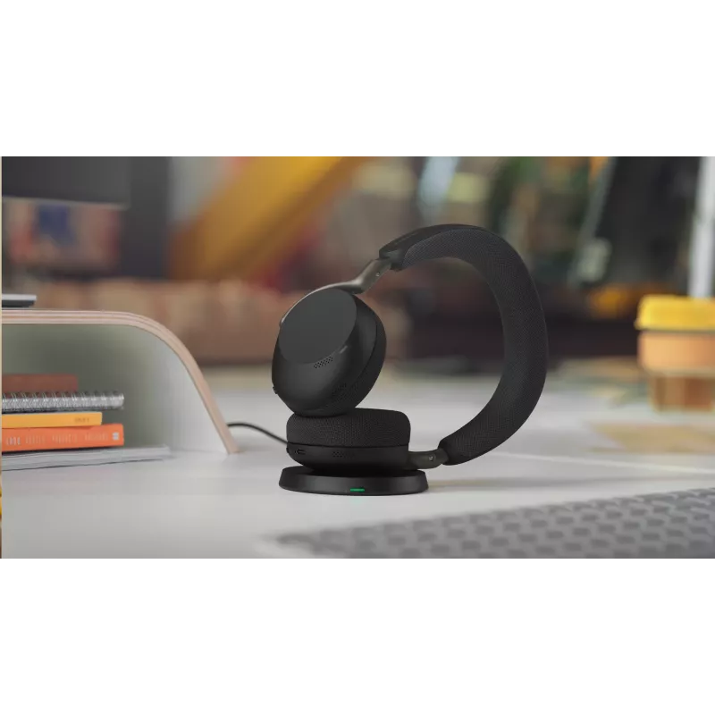 Jabra Evolve3 75 - MS Link390c (Wireless Charging Pad) - Black