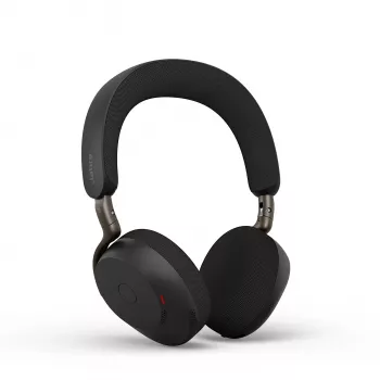 Jabra Evolve3 75 - MS Link390a - Black, Wireless, 20 - 20000 Hz, Calls/Music, 180 g, Headset, Black