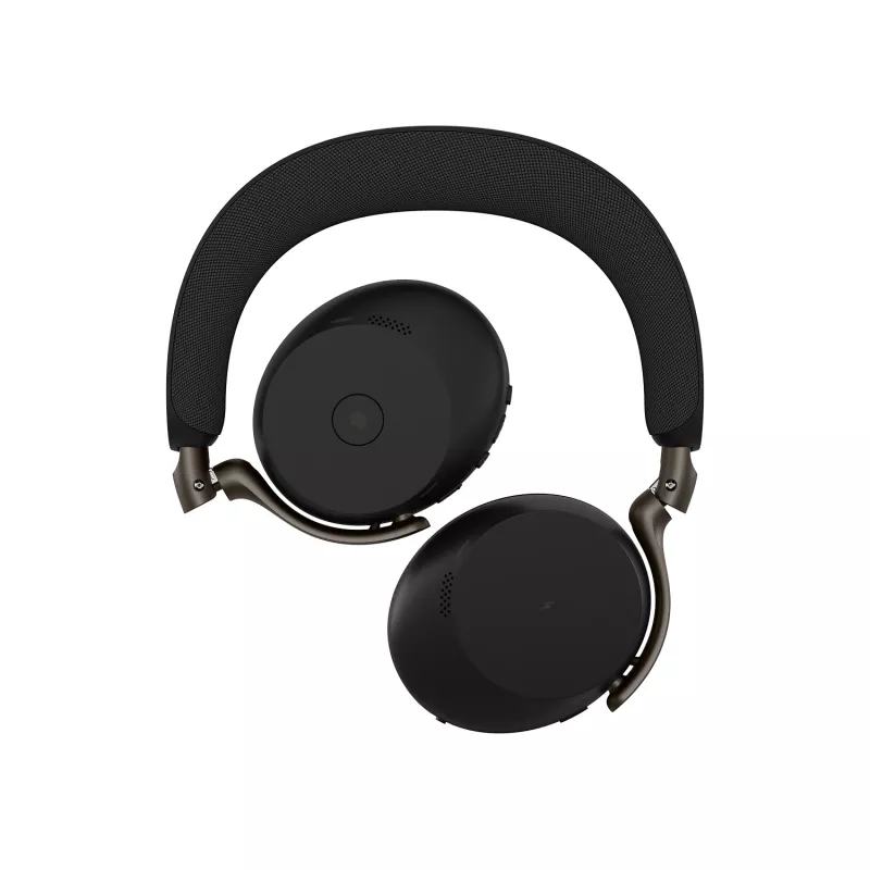 Jabra Evolve3 75 - MS Link390a - Black, Wireless, 20 - 20000 Hz, Calls/Music, 180 g, Headset, Black
