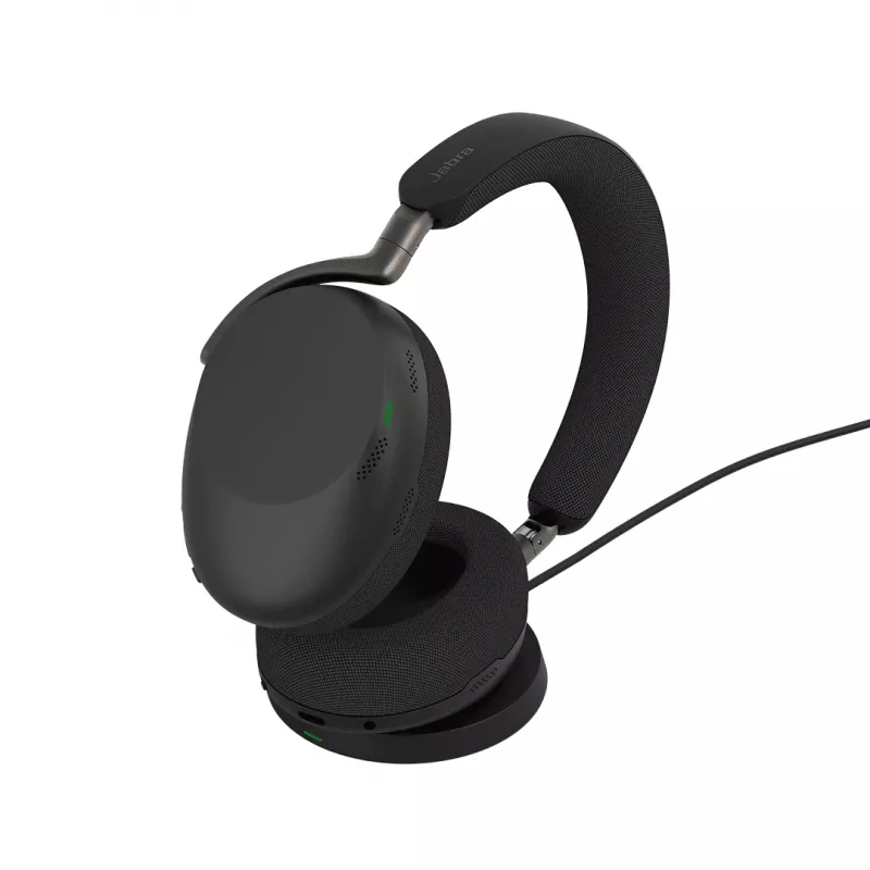 Jabra Evolve3 85 Headset Wired & Wireless Head-band Calls/Music USB Type-A Bluetooth Black