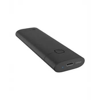 ICY BOX M.2 NVMe enclosure with USB 3.2 Gen 2 Type-C, SSD enclosure, M.2, PCI Express, 10 Gbit/s, Hot-swap, Black