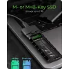 ICY BOX M.2 NVMe enclosure with USB 3.2 Gen 2 Type-C, SSD enclosure, M.2, PCI Express, 10 Gbit/s, Hot-swap, Black