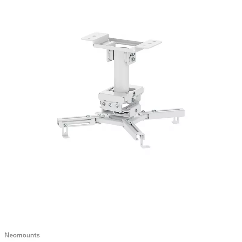 Ceiling projector mount Neomounts CL25-530WH1 — full motion, max load 45 kg, height 25.5 cm, white