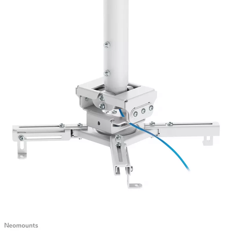 Ceiling projector mount Neomounts CL25-530WH1 — full motion, max load 45 kg, height 25.5 cm, white