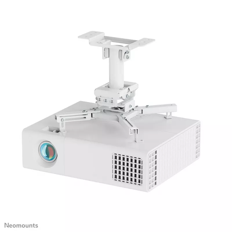 Ceiling projector mount Neomounts CL25-530WH1 — full motion, max load 45 kg, height 25.5 cm, white