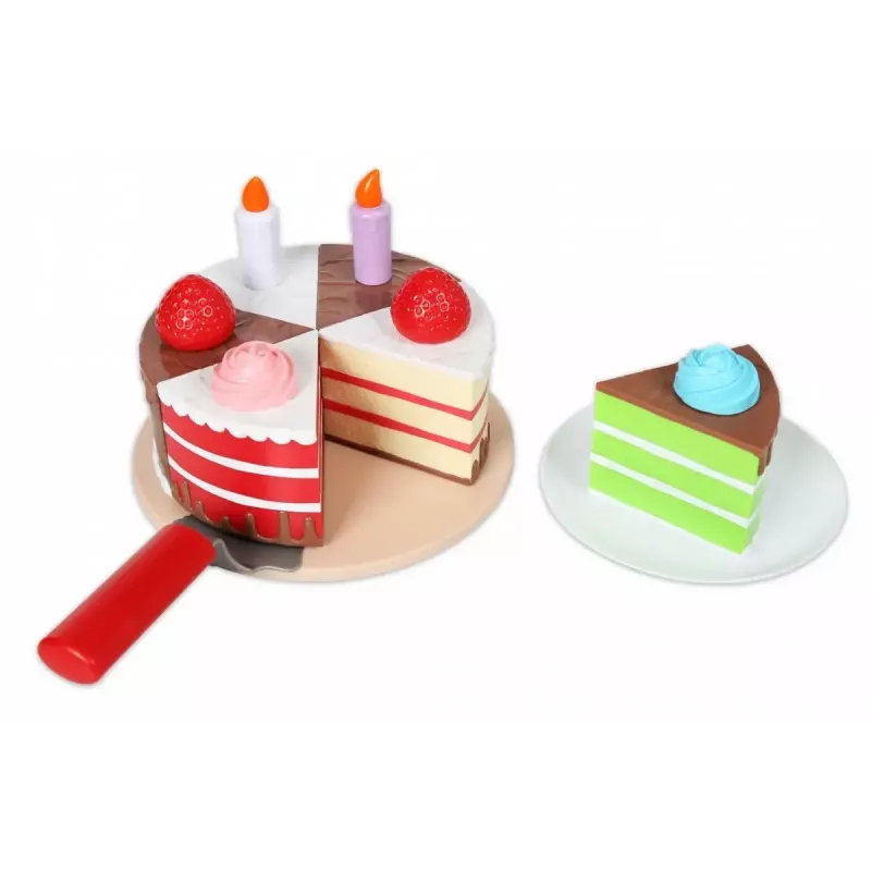 Toy Magnetic Cake MALIK MalBlo Magnetic – pretend-play cake set with magnetic slices and accessories