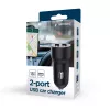 Car Charger Gembird TA-UC-2A15-CAR-01 Smartphone Smartwatch Tablet 2 USB Ports