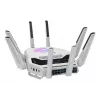 ASUS ROG Rapture GT-BE19000AI wireless router 10 Gigabit Ethernet Tri-band (2.4 GHz / 5 GHz / 6 GHz) White